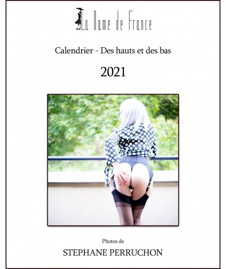 Achetez le calendrier de la dame de France en bas nylon, bas couture et porte-jarretelles 2021