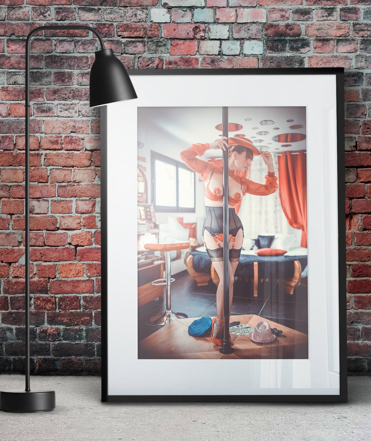 Poster personnalisé bas nylon