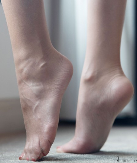 bas ou collant transparent pour mettre avec des sandales ou escarpins open toes