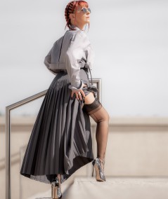 photo la dame de France en bas couture