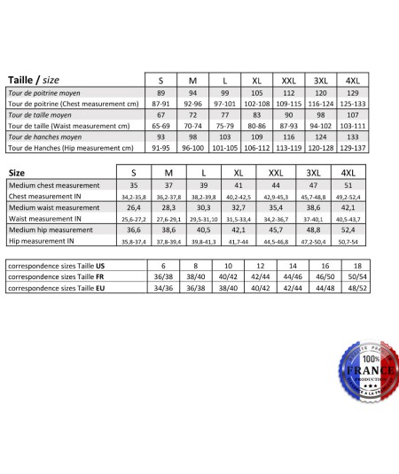 choisir la taille porte jarretelles pour bas nylon