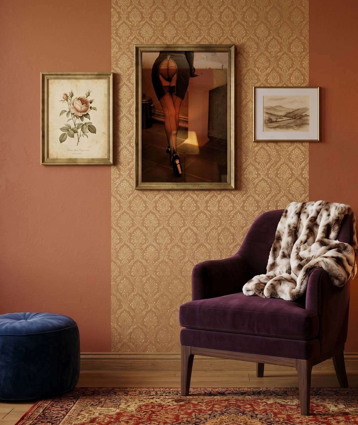 Acheter une photo d'art de Stéphane Perruchon prête à poser pour une décoration glamour.