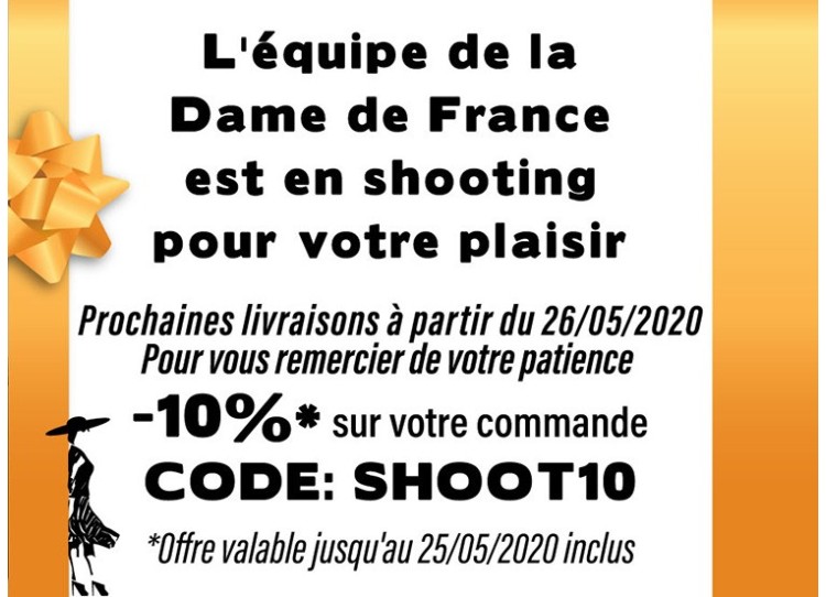 La Dame de France en shooting